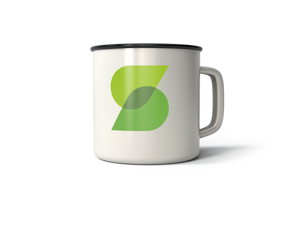 Pure Syncore Logo Enamel Mug